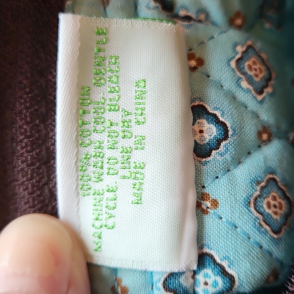 Vera Bradley Java Blue Mini Crossbody Bag - Picture 9 of 12